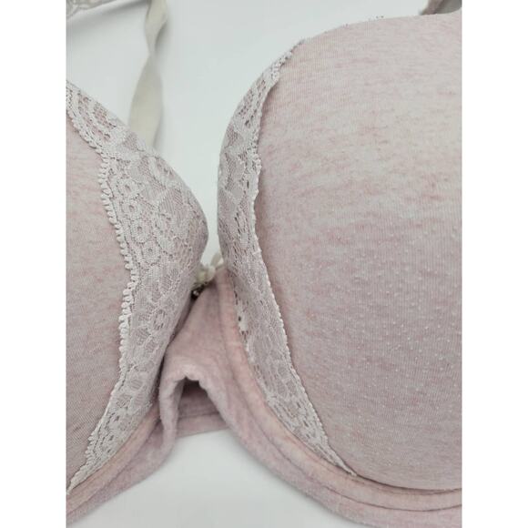 Soma Light Pink Embraceable Lace Trim Full Coverage Underwire Bra Size 40C - Picture 8 of 8